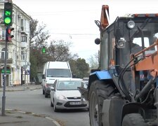 Обмеження руху транспорту в Хмельницькому