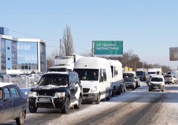 Ограничение движения транспорта в Черкасской области