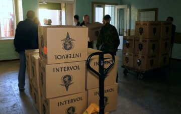 Гуманитарная помощь пенсионерам в Запорожье