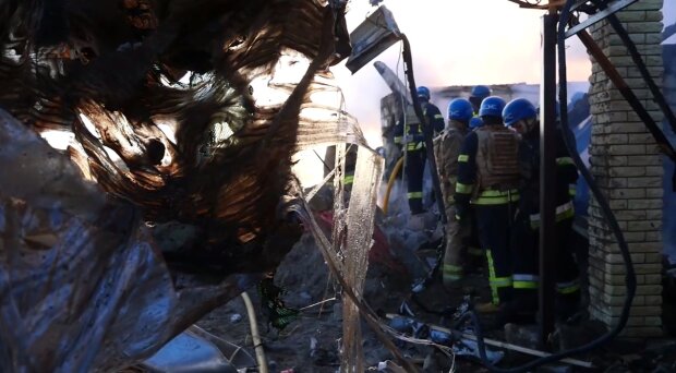 пожар, обстрел, война