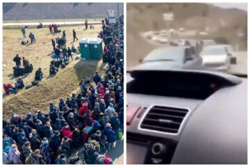 "Кричат караул и падают в ноги": люди в панике покидают Карабах, показательное видео