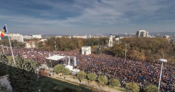 митинг молдова