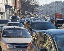 Харьков, автомобили, пробка