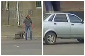 В Одессе водитель решил наказать нерадивого пешехода: "кулаком в лицо", видео