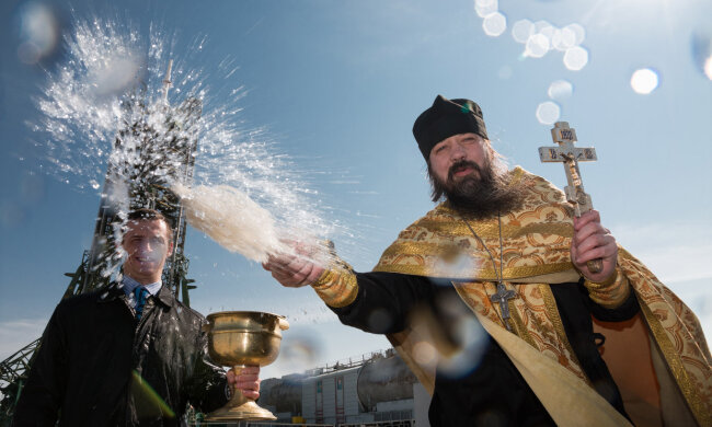 священник, крест, поп