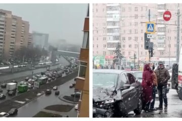 "Решил, что самый умный и не пропустил": в Харькове авария со скорой, образовалась огромная пробка