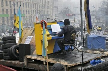 Пианист, Майдан, Евромайдан