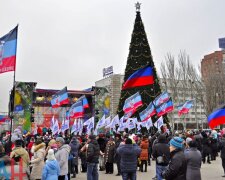 Елка в оккупированном Донецке