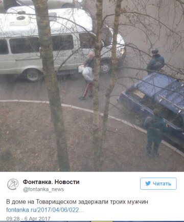 Бомба обезврежена в жилом доме Петербурга