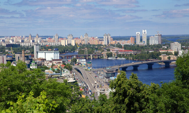 Киев с Владимирской горки