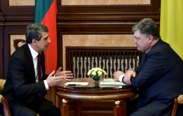 президент Болгарии Росен Плевнелиев и Петр Порошенко