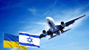 израиль, флаг, самолет
