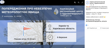 Прогноз погоди в Харкові та Харківській області на 6 березня.