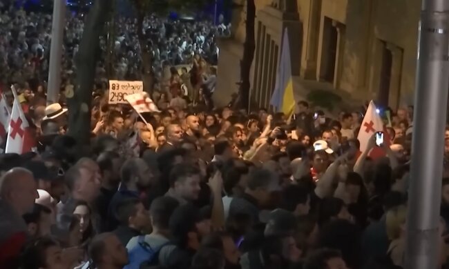 протесты в Грузии
