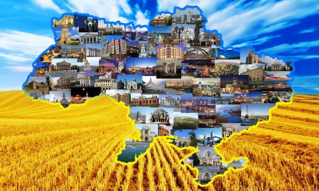 карта Украины