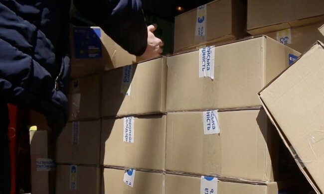 Безкоштовні продукти для ВПО у Кривому Розі