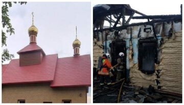 на Франковщине внезапно сгорела церковь УПЦ МП