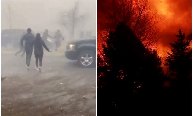 "Положение серьезное": мощный пожар в США уничтожает все на своем пути, идет эвакуация