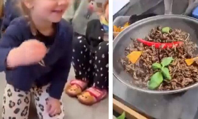 Скандал у приватному дитячому садку: у мережі показали відео, як вихователі годують малюків тарганами