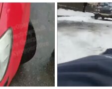 "Руки уберите!": под Киевом недовольного парковкой пешехода специально сбил водитель, видео