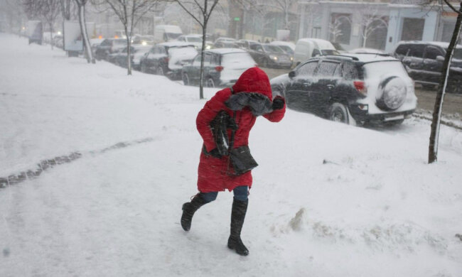 погода, снег