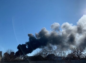 Оккупанты РФ нанесли удар в районе нефтебазы под Киевом: все в дыму