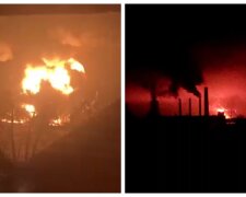 Мощный пожар полыхает в Харькове, очевидцы публикуют кадры: "Ночью стало светло, как днем"