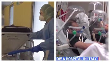 Вперше з'явилися кадри з лікарні Італії, де кишить коронавірус: "Залишилося молитися..."
