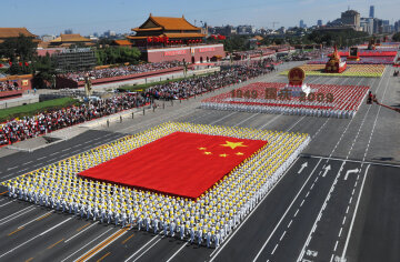 парад в Китае