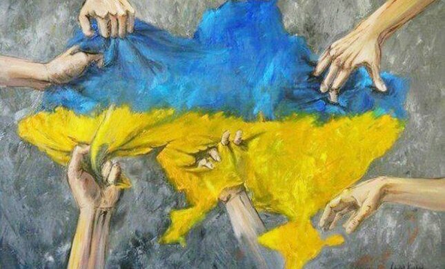 карта украины, раскол украины