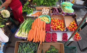 рынок, покупки, овощи, продукты