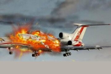 Літак з росіянами не долетів до пункту призначення через бомбу: фото НП