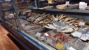 супермаркет, риба, морепродукти