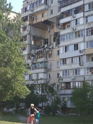 взрыв многоэтажки в Киеве