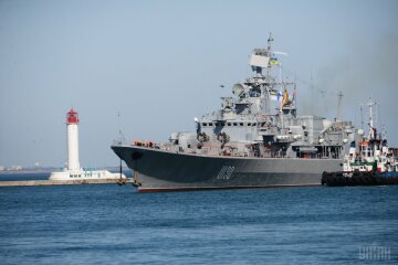 военный корабль фрегат Гетьман Сагадачный