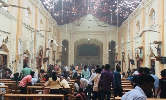 шри-ланка теракт взрывы