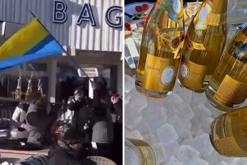 В Куршевеле украинские айтишники устроили роскошную вечеринку с флагом и песнями: видео