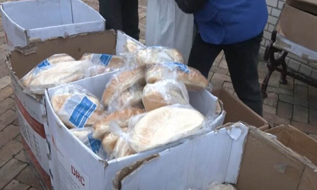 Бесплатные продукты для ВПЛ и пенсионеров в Кропивницком