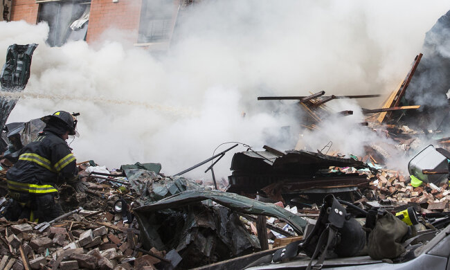 Explosion Causes Two Buildings To Collapse In Manhattan’s East Harlem Neighborhood