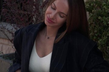 дружина телеведучого Володимира Остапчука Христина Горняк