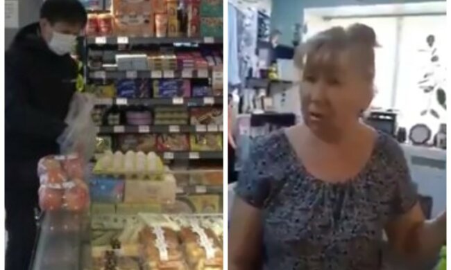 "Уходи отсюда, никакой Украины нет": продавщица обвинила бойцов ВСУ в преступлениях, видео