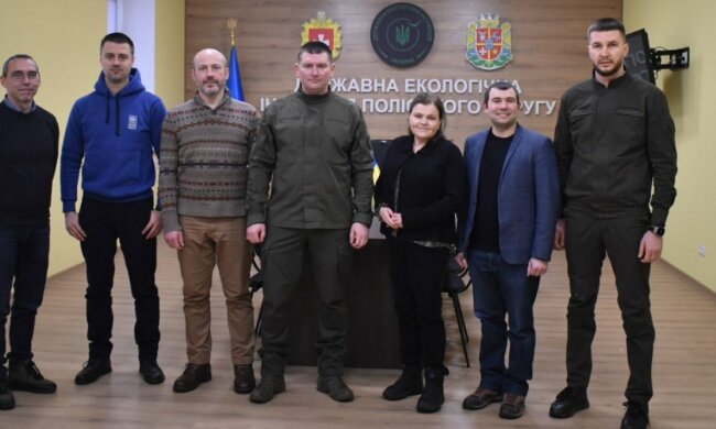 Міжнародні партнери відвідали перший експериментальний Пункт екологічного контролю у Поліському окрузі ДЕІ