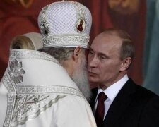 Agentes da KGB Patriarca de Moscou Kirill ‘Mikhailov’ e Putin