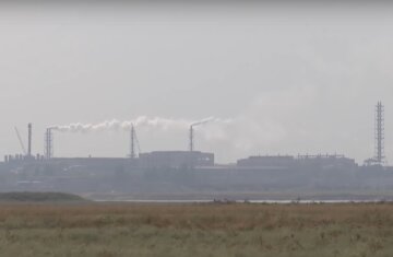 выбросы, завод, экология