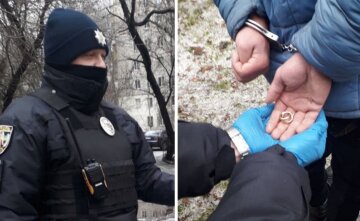 У Києві грабіжник намагався втекти від поліції, але послизнувся і впав: "трофей так і не впустив з рук"