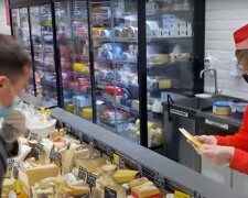магазин, супермаркет, продукты, сыр