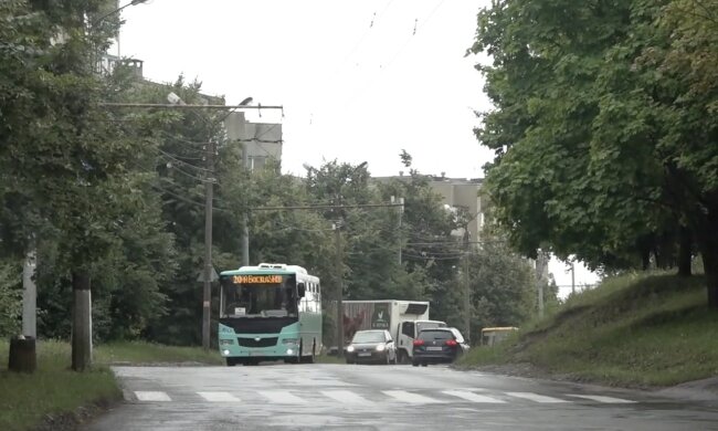 Ограничение движения транспорта в Тернополе