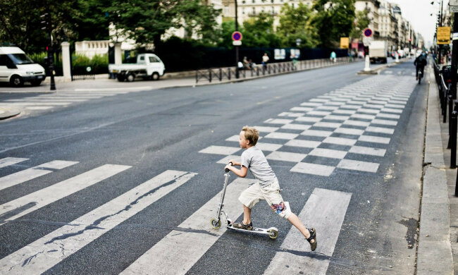 дороги, ПДД, самокат