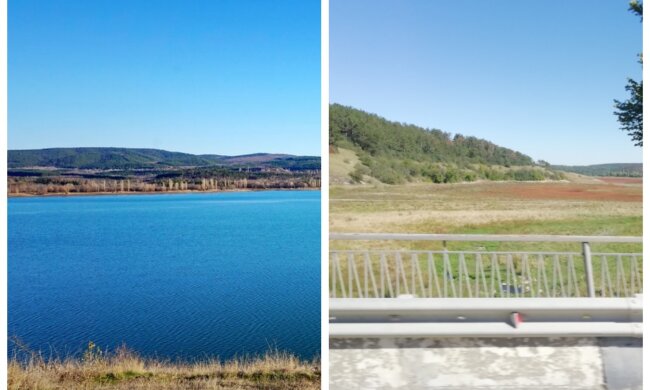 Сімферопольське водосховище повністю пересохло: кадри катастрофи