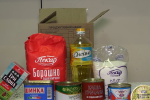 Безкоштовні продукти для ВПО та пенсіонерів в Одесі